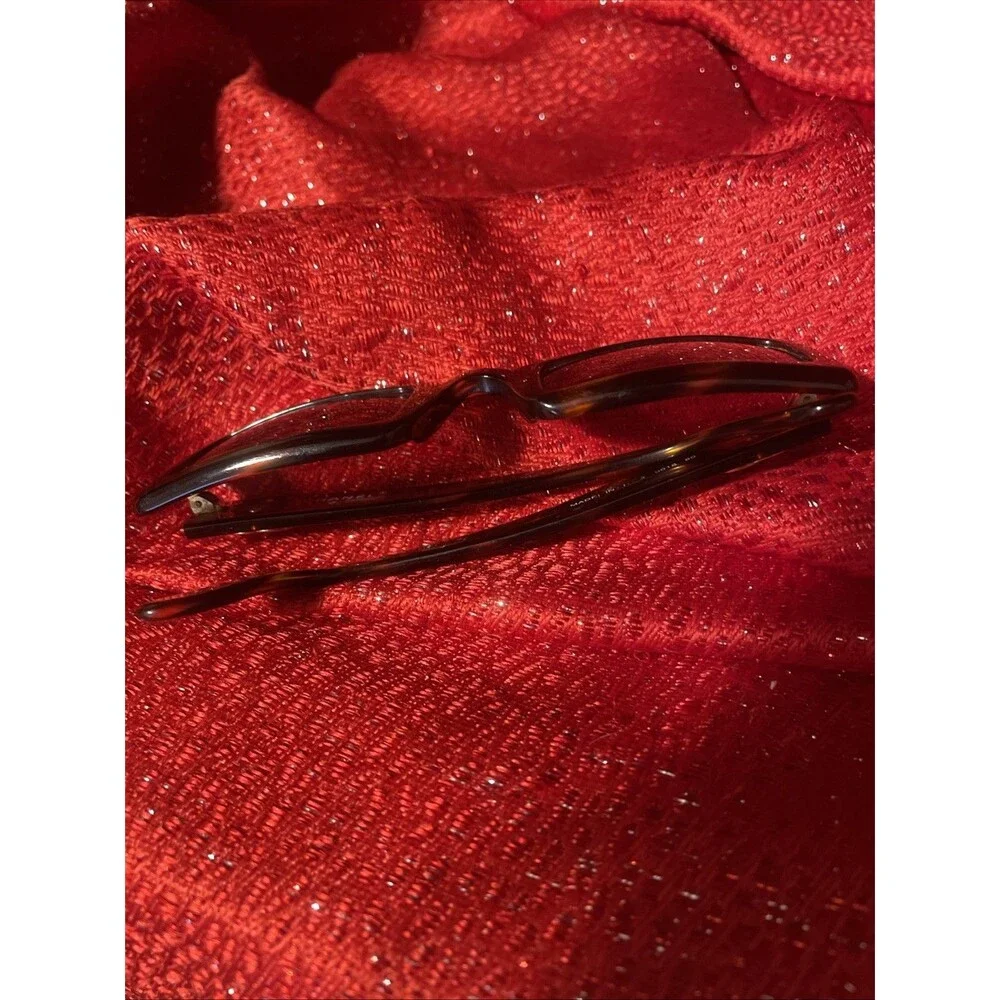 Vintage Chanel 0018 80 Tortoise Shell Sunglasses Oversized Gold CC Made In Italy